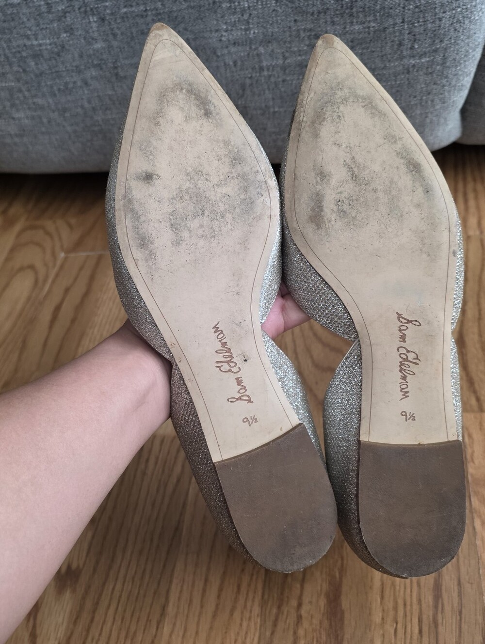 Sam Edelman Rodney pointed-toe d'Orsay flats 9.5 - Picture 9 of 9
